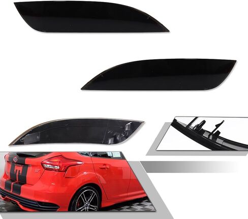 GTINTHEBOX عدسة مدخنة المصد الخلفي عاكس الضوء المساكن متوافق مع 2015 2016 2017 2018 Ford Focus Hatchback in Kuwait