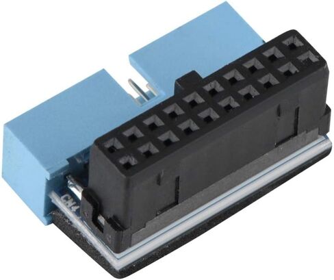 5PCS USB 3.0 19-Pin Motherboard Connector Internal Header, Male to Female Extension Adapter Down Angled 90 Degree for Motherboard Mainboard, Multi-Layer Circuit Board Connection. in Saudi Arabia