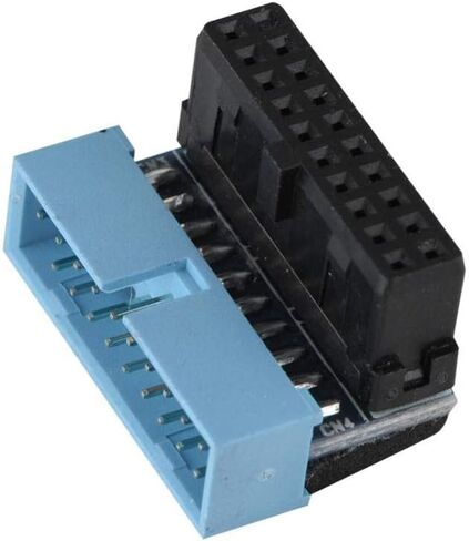 5PCS USB 3.0 19-Pin Motherboard Connector Internal Header, Male to Female Extension Adapter Down Angled 90 Degree for Motherboard Mainboard, Multi-Layer Circuit Board Connection. in Saudi Arabia