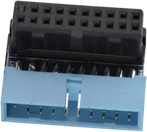 5PCS USB 3.0 19-Pin Motherboard Connector Internal Header, Male to Female Extension Adapter Down Angled 90 Degree for Motherboard Mainboard, Multi-Layer Circuit Board Connection. in Saudi Arabia