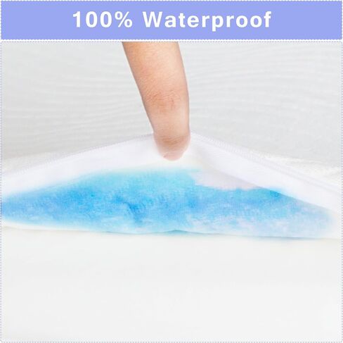 وسادة مرتبة لسرير الأطفال متوافقة مع 4moms Breeze Plus المحمولة و4moms Breeze GO المحمولة للسفر، وسادة بديلة مقاومة للماء مع غطاء مرتبة قابل للإزالة والغسل in Kuwait