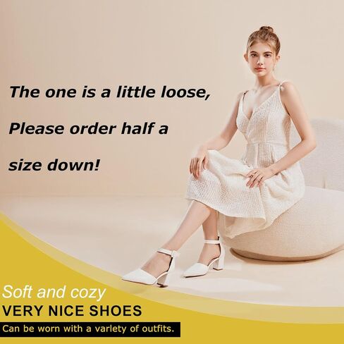 Weyuysfe Women Pumps Shoes Closed Toe Heels for Women Party Wedding Fashion Shoes Dress Shoes for Women Black White High Heels 2.5 Inch in Saudi Arabia