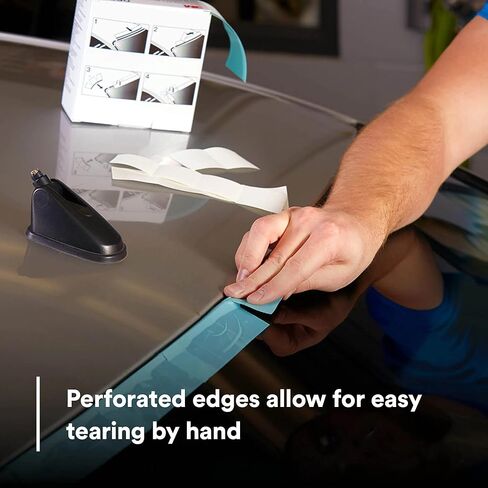 3M Perforated Trim Masking Tape 06349, Molding Paint Protection, Trim Lifting Tape, Hand Tearing, 10 mm Hard Band, 50.8 mm x 10 m in Saudi Arabia