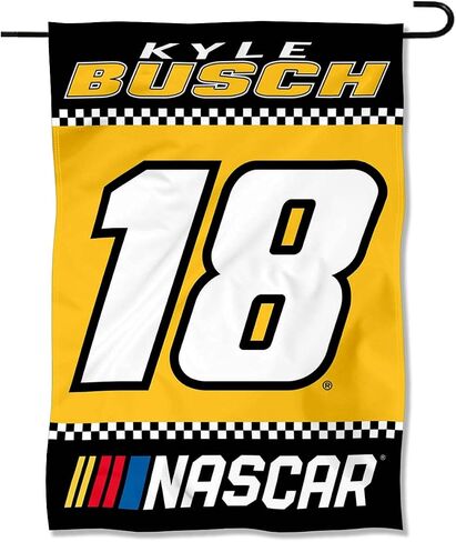 Kyle Busch Double Sided Garden Banner Flag in Saudi Arabia