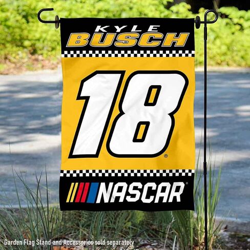 Kyle Busch Double Sided Garden Banner Flag in Saudi Arabia