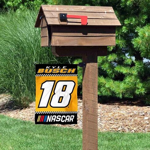 Kyle Busch Double Sided Garden Banner Flag in Saudi Arabia