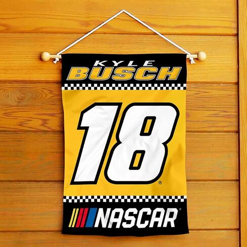 Kyle Busch Double Sided Garden Banner Flag in Saudi Arabia