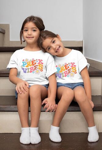 قمصان ما قبل رياض الأطفال طفل فتاة ما قبل K رسالة طباعة تي شيرت العودة إلى المدرسة بلايز أزهار لطيفة مرحلة ما قبل المدرسة تي شيرت in Kuwait