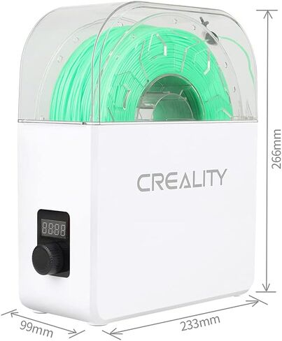 صندوق مجفف خيوط Creality الأصلي، حامل مجفف جاف يحافظ على الجفاف لجهاز Ender 3 V2، CR10 CR10S وغيرها من وحدات تخزين خيوط الطابعة ثلاثية الأبعاد (قابس الولايات المتحدة) in Saudi Arabia