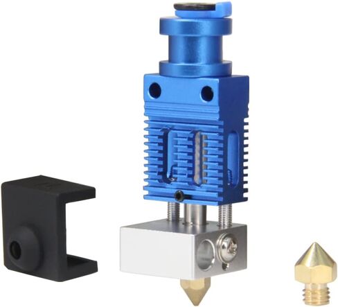 Upgrade Blue Extruder Hotend with Black Silicone Cover with 0.4mm Nozzle for Creality Ender 3/Ender 5/CR 10 Series 3D Printer in Saudi Arabia