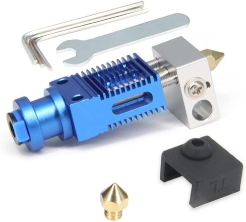Upgrade Blue Extruder Hotend with Black Silicone Cover with 0.4mm Nozzle for Creality Ender 3/Ender 5/CR 10 Series 3D Printer in Saudi Arabia