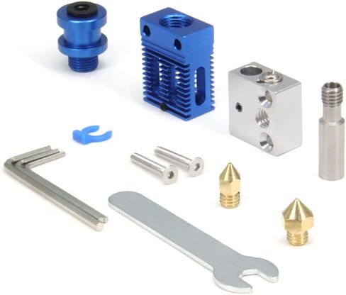 Upgrade Blue Extruder Hotend with Black Silicone Cover with 0.4mm Nozzle for Creality Ender 3/Ender 5/CR 10 Series 3D Printer in Saudi Arabia