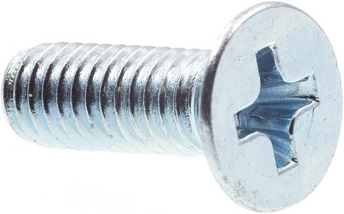 Prime-Line 9121148 Machine Screws, Metric, Flat Head, Phillips Drive, M4-0.7 X 12MM, Zinc (25 Pack) in Saudi Arabia