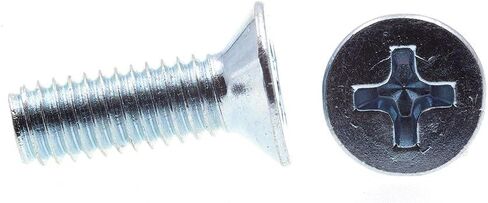 Prime-Line 9121148 Machine Screws, Metric, Flat Head, Phillips Drive, M4-0.7 X 12MM, Zinc (25 Pack) in Saudi Arabia