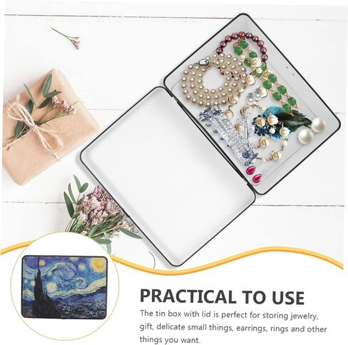 Box Storage Tin Box with Lock Secret Storage Box Storage Cubes with Lid Safe Small Jewelry Organizer Box Cookie Containers Storage Box with Lid Tinplate Can Vintage Storage Box Key in Saudi Arabia