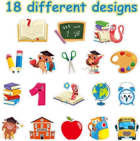 1000pcs 2 Rolls Kindergarten Graduation Sticker, 18 Designs Preschool Stickers Cartoon Teacher Reward Sticker Good Job Labels for Kids Toddlers Students Crafts School Classroom Party Supplies in Saudi Arabia