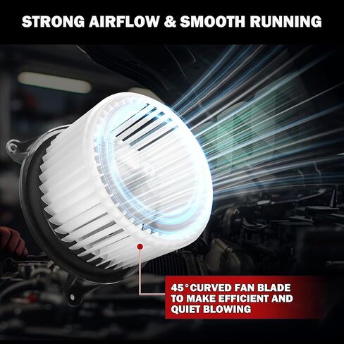 مجموعة محرك منفاخ سخان HVAC 700139 لسيارة Ford Expedition 2003-2006، لينكولن نافيجيتور، تناسب 2004-2008 Ford F-150، F-250 Super Duty، 2006-2008 Mark LT، يستبدل 75859,6L1Z19805B in Saudi Arabia
