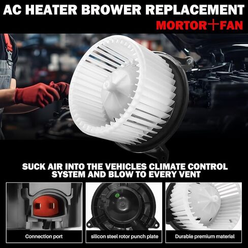 مجموعة محرك منفاخ سخان HVAC 700139 لسيارة Ford Expedition 2003-2006، لينكولن نافيجيتور، تناسب 2004-2008 Ford F-150، F-250 Super Duty، 2006-2008 Mark LT، يستبدل 75859,6L1Z19805B in Saudi Arabia