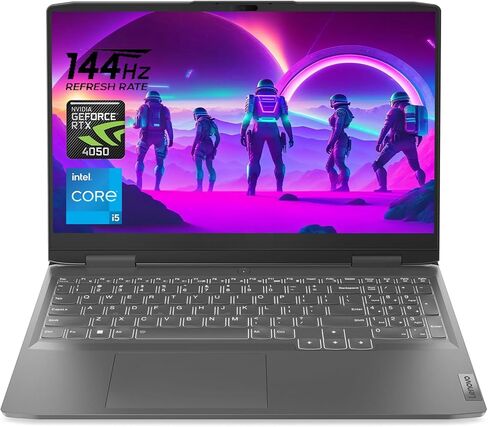 Lenovo LOQ 16" 144Hz WUXGA Gaming Laptop, GeForce RTX 4050, Intel Core i5-13500H, 64GB DDR5 RAM, 2TB PCIe SSD, Webcam, Backlit Keyboard, RJ-45, Wi-Fi 6, Windows 11 Home, Grey in Saudi Arabia