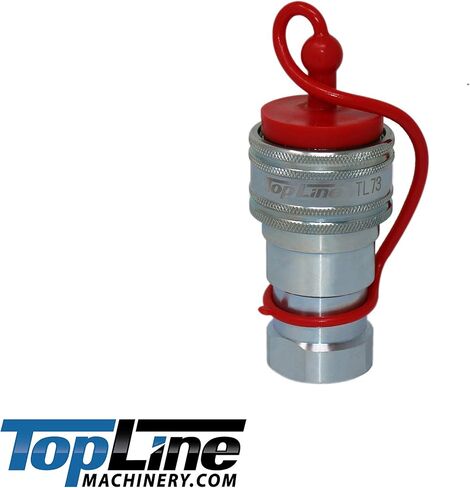 TL73 3/4 "NPT مجموعة المقرنة الهيدروليكية الموضوع ISO 7241-B 3/4" الجسم Poppet Bobcat انزلاقية التوجيه اقتران مع قبعات الغبار in Saudi Arabia