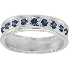 Silpada 'Blue Line' Sapphire Ring in Sterling Silver