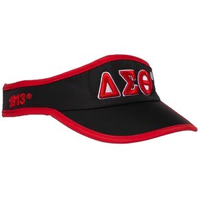 Delta Sigma Theta Sorority Visor Black