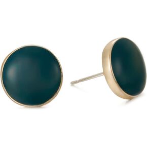 Small Square Stud Earrings, Pure Colors Square Button Earrings for Women Enamel Square Post Earrings Delicate Pierced Earrings