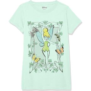 Disney Little, Big Tinkerbell Tinker Bell Girls Short Sleeve Tee Shirt