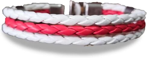 National Flag PU Leather Bracelet Colorful Woven Leather Bracelet For Men Women Fashion Lariat Bracelet Football Club Fans Flag (Portugal) in Saudi Arabia