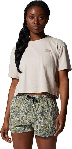 Mountain Hardwear Women's MHW Logo Crop Short Sleeve in Saudi Arabia