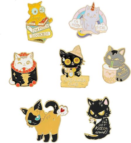 Creative Cute Enamel Pins Bulk Set, Funny Anime Pins for Backpacks, Cartoon Enamel Brooch Badge Lapel Pins Jewelry Gift for Backpack Jackets Clothing Hat Decoration DIY Accessory for Men Women in Saudi Arabia