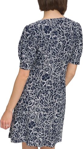 Tommy Hilfiger Women's Puff Sleeve Beach Blossom Dress in Saudi Arabia