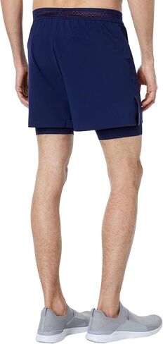 Rhone Men's 4" Swift Running Short Lined, Perforated, Quick-Drying, Anti-Odor Performance Shorts (Maritime, Small) in Kuwait