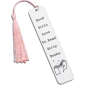 Funny Bookmarks for Book Lovers Teen Girl Gifts Trendy Stuff Friendship Gifts for Women Friends Pretty Bookmarks for Girls Adult Bookish Spicy Bookmark for Reading Valentines Birthday Book Club Gift