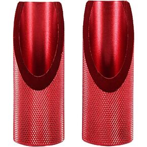 Foot Pegs, 2pcs Motorcycle Aluminum Alloy Foot Peg Fit for Honda (Red)