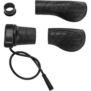 Electric Bike Half Throttle Grip, 22.2mm Handlebar 76X Half Throttle Grip Fit for Bafang Mid Drive Motor