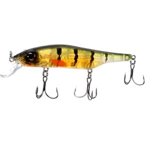 Bill Lewis Scope-Stik 120 Sinking 7ft+ Jerkbait Fishing Lifelike Freshwater & Saltwater Lure with Mustad UltraPoint Triple Grip Hooks, PRO-PERCH