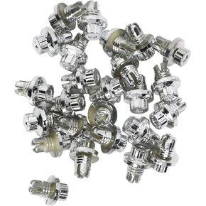 Wheel Lip Rivets Nuts, 25 Pcs Wheel Rim Rivets Lip Rivets Nuts for AH Ds Series Wheel Rims Cap Lip Screw Tire