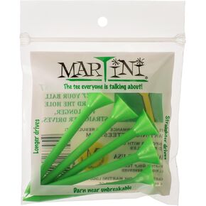 ProActive Sports Martini Golf 3-1/4" Durable Plastic Tees 5-Pack (Green)