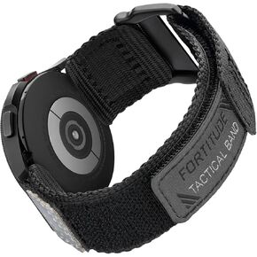 Ritche 20mm Quick Release Nylon Rugged Sports Watch Band for men Compatible with Samsung Galaxy Watch 6 Band Classic 43mm 47mm 40mm 44mm Samsung Galaxy Watch 4/5 Band/Active 2 Watch Bands 40mm 44mm/Galaxy Watch 5 Pro Band 45mm/Watch 3 41mm/Watch 4 Classic