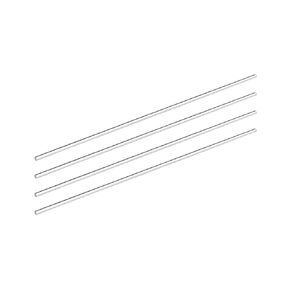 DMiotech 4 Pack 2mm x 8 Inch Acrylic Round Rod Solid Plastic PMMA Bar Stick for DIY Crafts Clear