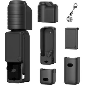 Gimbal Silicone Protective Case Cover for DJI Osmo Pocket 3, All-Round Protection Handheld Camera Lens Screen Protector Guard Protection