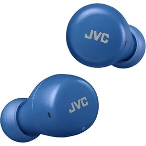 JVC Gumy Mini True Wireless Earbuds Headphones, Bluetooth 5.1, Water Resistance(IPX4), Long Battery Life (up to 15 Hours) - HAZ55TA (Blue)
