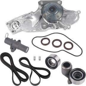 Autoround TKH002 Timing Belt Kit with Water Pump Compatible with Honda Accord 2003-2017/ Pilot 05-15/ Odyssey 05-17/ Ridgeline 06-14, Acura MDX/TL/RDX/TSX/RL, Saturn Vue 3.0L 3.5L 3.7L