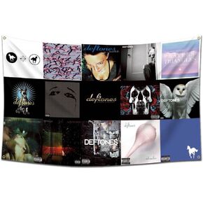 نسيج علم موسيقى الروك، غطاء ألبوم الفرقة المعدنية نسيج الجدار شنقا فن البوب ​​كلية غرفة النوم راية أعلام 3x5 قدم ديكور المنزل المشجعين هدية (أوم) in Kuwait