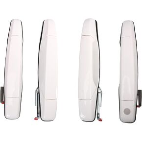 Olympic White Exterior Door Handle, for Chevy Avalanche/Silverado/Suburban/Tahoe,For GMC Sierra/Yukon XL, For Cadillac Escalade, 2007-2014, Outside Door Handles, 284053446 84053446 84053456 84053458