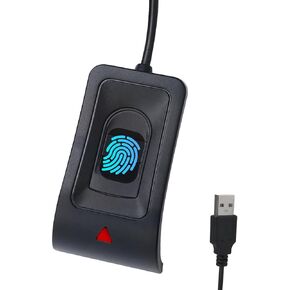 JIANBOLAND USB Fingerprint Reader Fingerprint for Windows10/11, Windows Hello Automatic Driver Installation with 5ft Extension Cable-Windows Password Free Operation