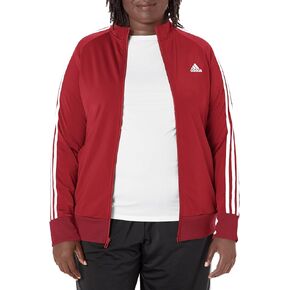 adidas Women's Essentials Warm-up Slim 3-Stripes Track Jacket