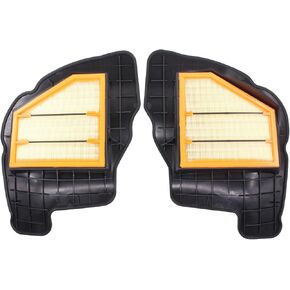 MOTOKU Left and Right Engine Air Filter Kit for BMW E70 E71 X5 X6 F01 F04 750i F10 550i 650i 2008 2009 2010 2011 2012 2013 2014