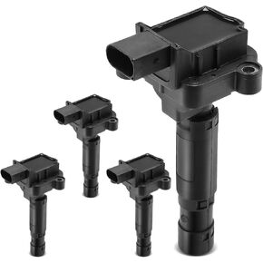 YHTAUTO Set of 4 Ignition Coil Pack Replacement for Mercedes-Benz C230 2003-2005 1.8L L4 Replace 000-150-15-80